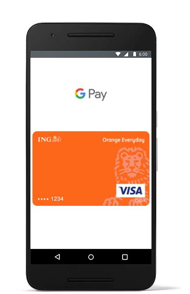 ing google pay card number